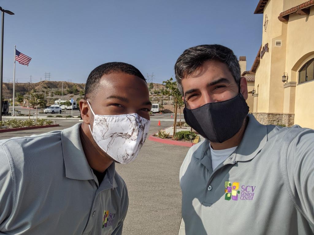 VoteKDriscoll's tweet photo. Amazing time today volunteering at the SCV Senior Center for #ComedyintheCar with one of the best, Jonathan Ahmadi!! https://t.co/tYcIU4DzaZ