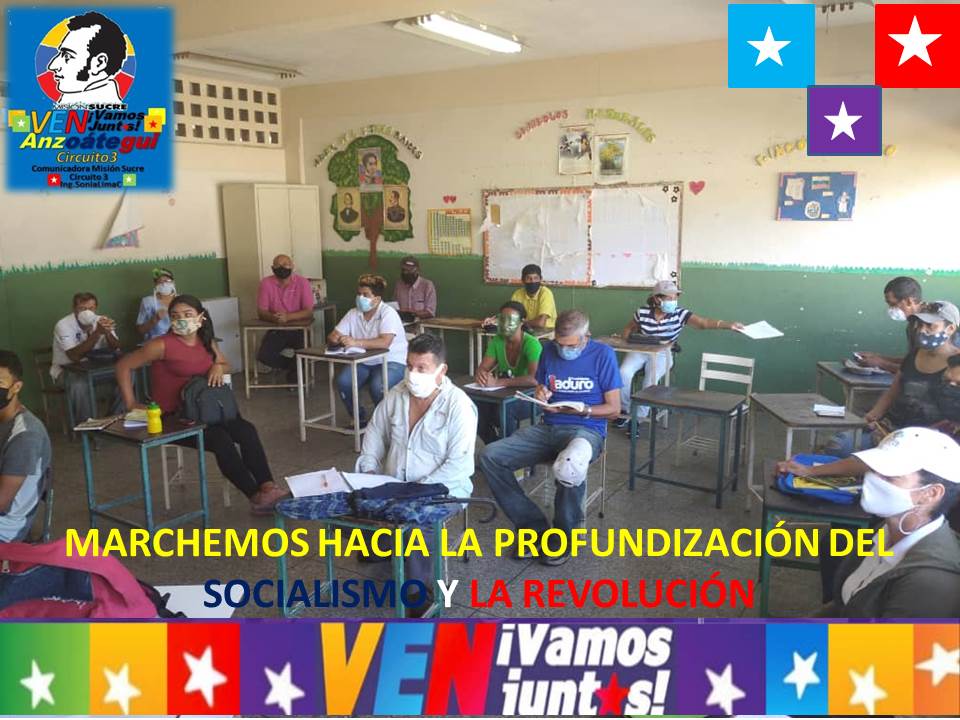 VTVAmazonas's tweet photo. Vía "@luisjmarcano": RT @SoLimaC1: 📢 #SucedioHoy || 10Oct20 || Se efectuó Asamblea Patriótica en la Aldea Jose Antonio Anzoategui del municipio Simón Bolivar #Anzoategui, para debatir las propuestas del sector #MisionSucre.
Comunicadora Misión Sucre … https://t.co/i1kI9mXHqq