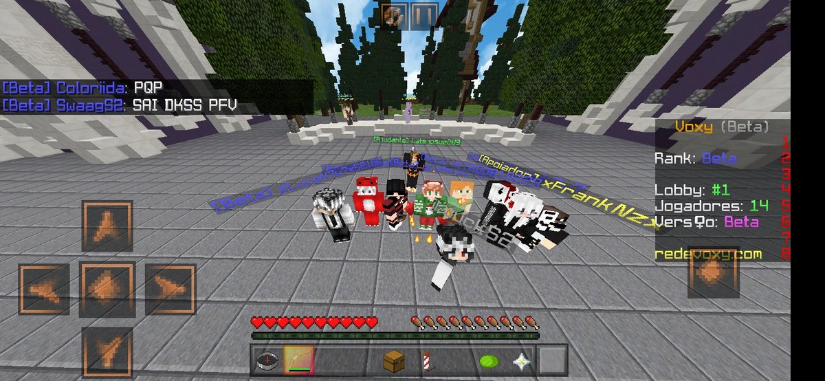 TDSOnTop's tweet image. TDS marcando presença na beta do sky wars da @RedeVoxy