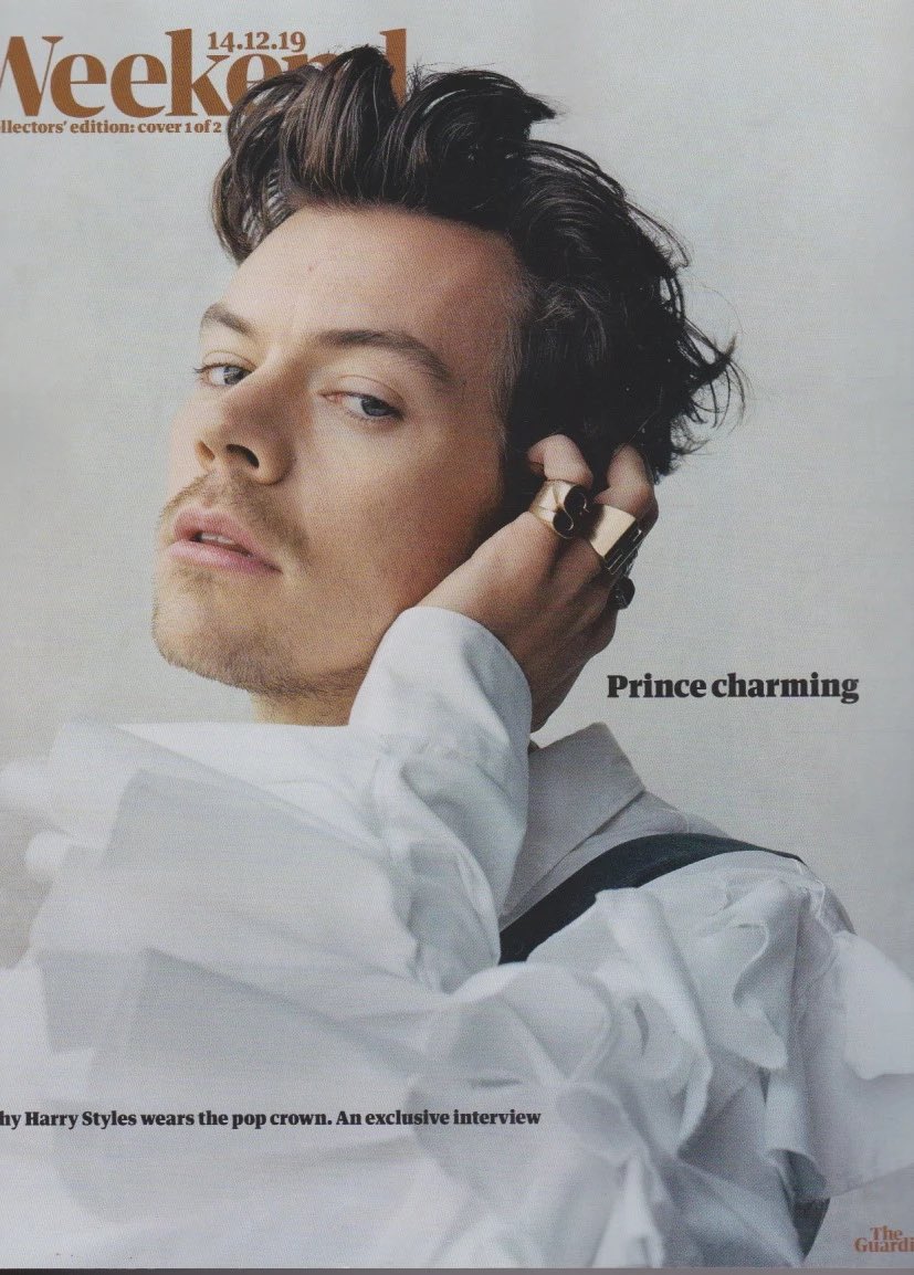 — Harry appears the cover of The Guardian magazine.