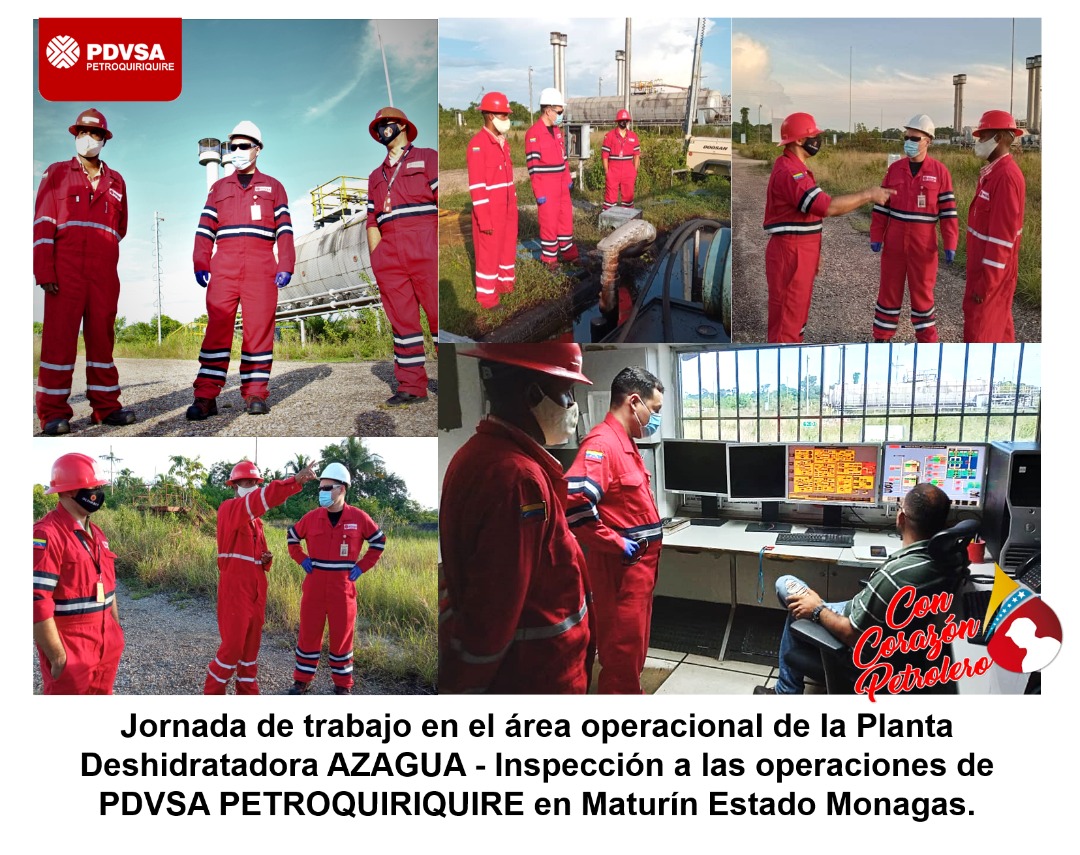 Ortega_MDA's tweet image. Inspección a Planta Desidratadora de crudo. @PETROQUIRIQUIR1 

Continuamos en la labor. @AChavezPdvsa @GermanMarquezgt 

#LeyAntibloqueoEsProgreso 
#ConCorazonPetrolero