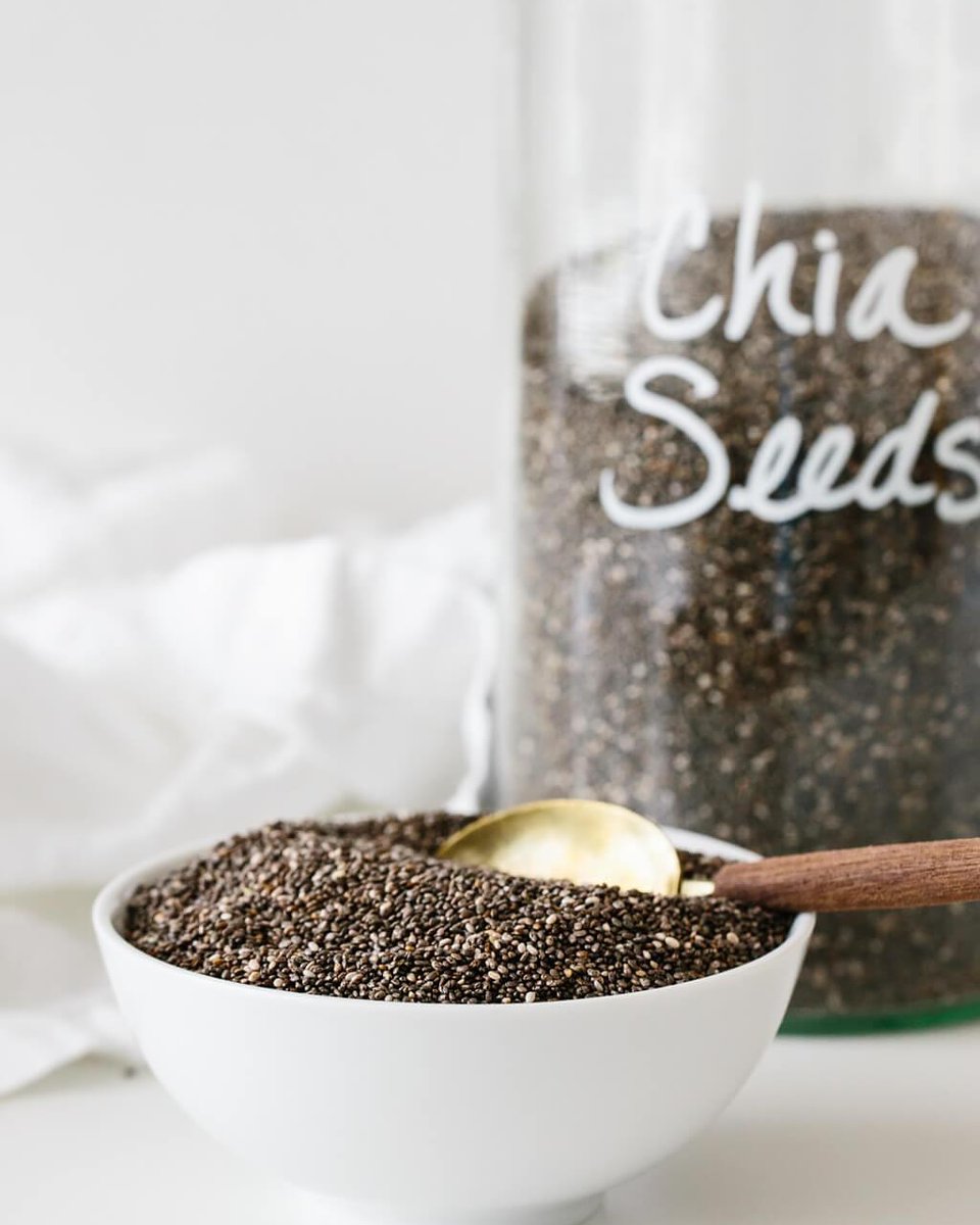 Don’t be fooled by the size — Chia seeds pack a powerful nutritional punch. 👊

A 1 ounce serving of chia seeds contains 11g of fiber, 4g of protein, and 9g of healthy fats. 

Find them in your favorite Vigilant Eats cereal! 🥣