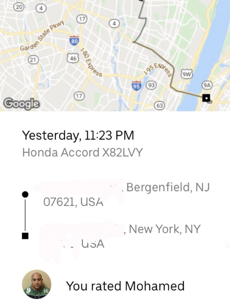 justynaaax's tweet photo. NYC/NJ women and even men do not accept a ride from this uber!!!! Please share https://t.co/JqDRgtIm2P