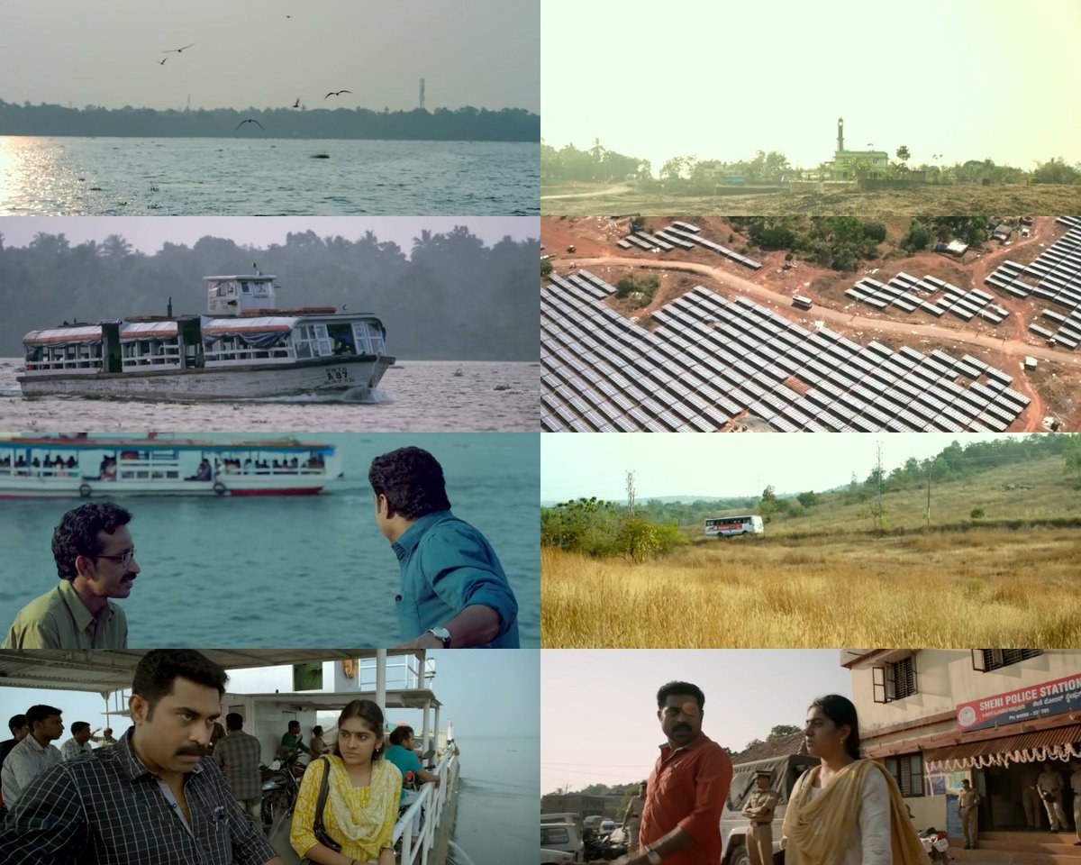 In Thondimuthalum Driksakshiyum, from the serene and lush backwaters of Alappuzha it jumps to the dry landscape of Kasargod. And this usage is very interestingly done through a non-linear narrative, which basically calls outs deceptions in first appearances - (2/3)