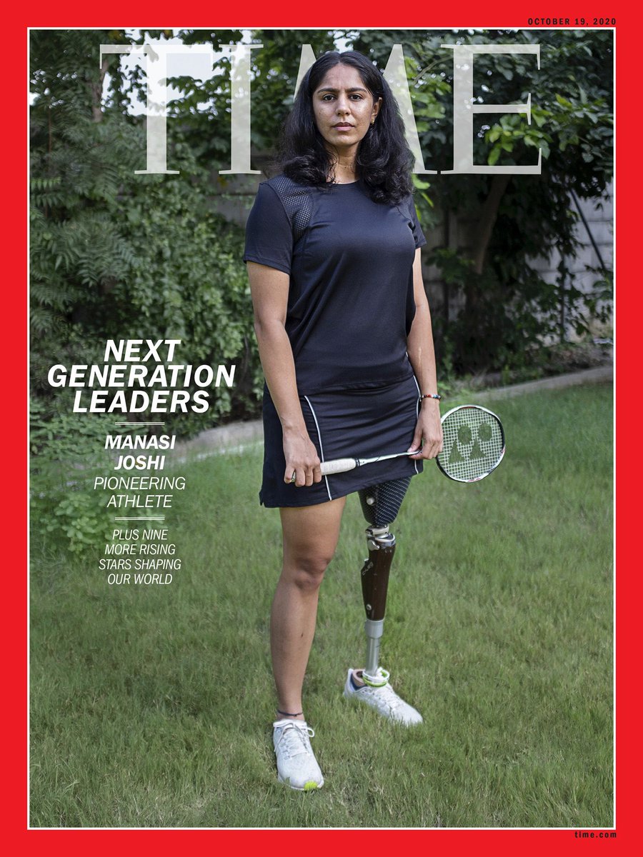 nipunmalhotra's tweet photo. Congratulations @joshimanasi11 - big moment for the Indian disability movement to have one amongst us on the cover of TIME magazine https://t.co/NWFCff70mM