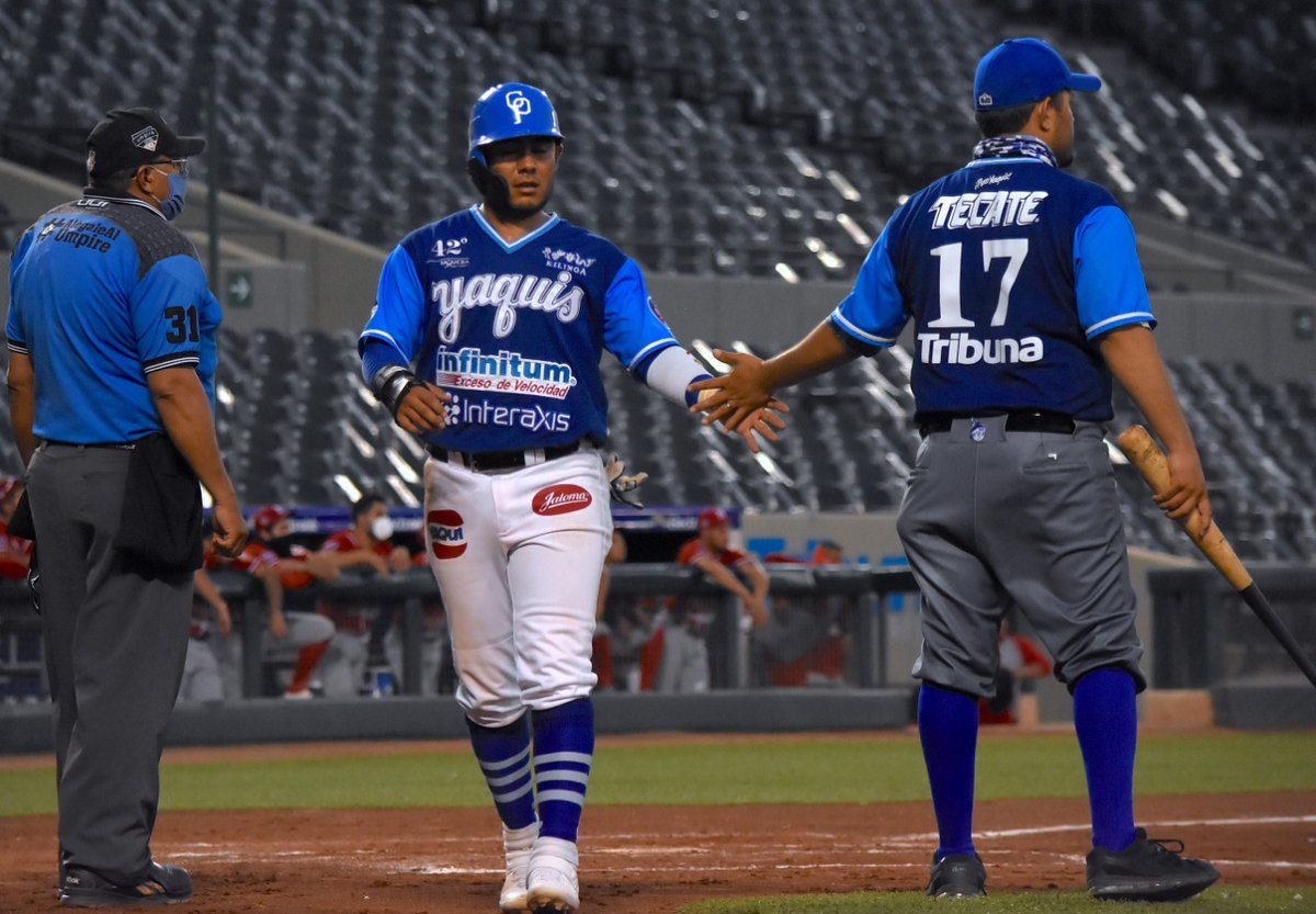yaquis_oficial's tweet photo. 🔥Por blanqueada, los Yaquis de Obregón derrotaron 7-0 a los @OficialMayos a escasos 5 dias de que arranque la Temporada 2020-2021 de la @Liga_Arco  #PuroYaquis 🏹 https://t.co/W2ubQhOzq0