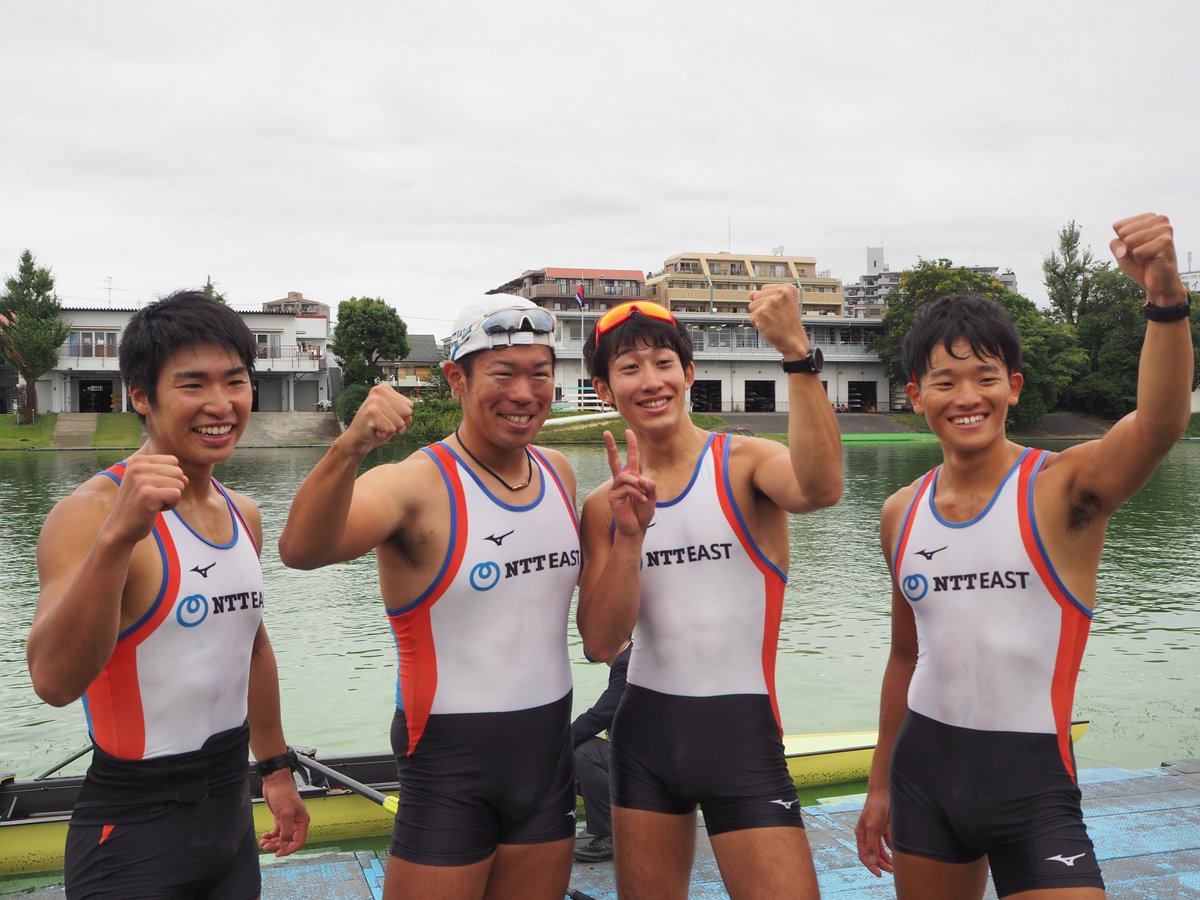 Ntt東日本シンボルスポーツチーム On Twitter 漕艇部 全日本選手権 決勝 速報 Ntt東日本 男子舵手無しフォア 激闘を制し 金メダル獲得 1位 Ntt東日本 6 23 40 注目の男子エイトは15 35スタートです ライブ配信 Youtube Jarachannel Nhk Bs1でご覧