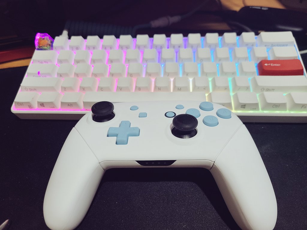 pandalec's tweet image. look at my lil controller #extremerate @extremerate #customswitch #NintendoSwitch