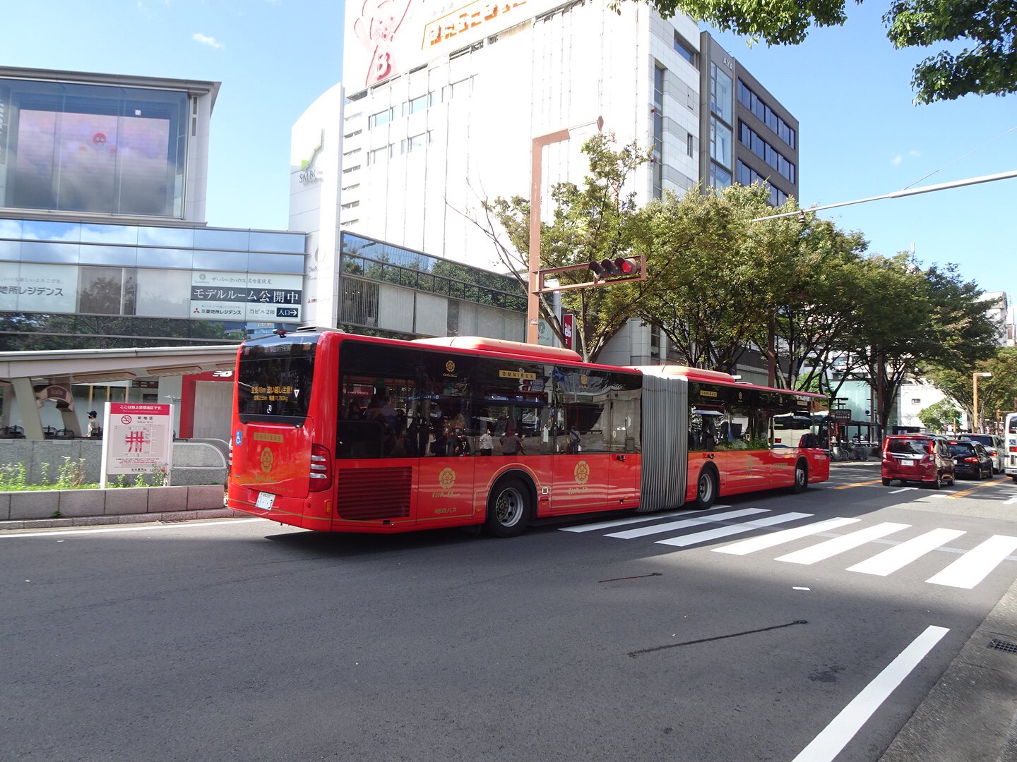 路線図コム 名古屋市 Srt試験走行 広小路通から久屋大通を北上して行きました この後 広小路通を通って名古屋駅に戻るようです 連節バス T Co Y9ewbyampn Twitter