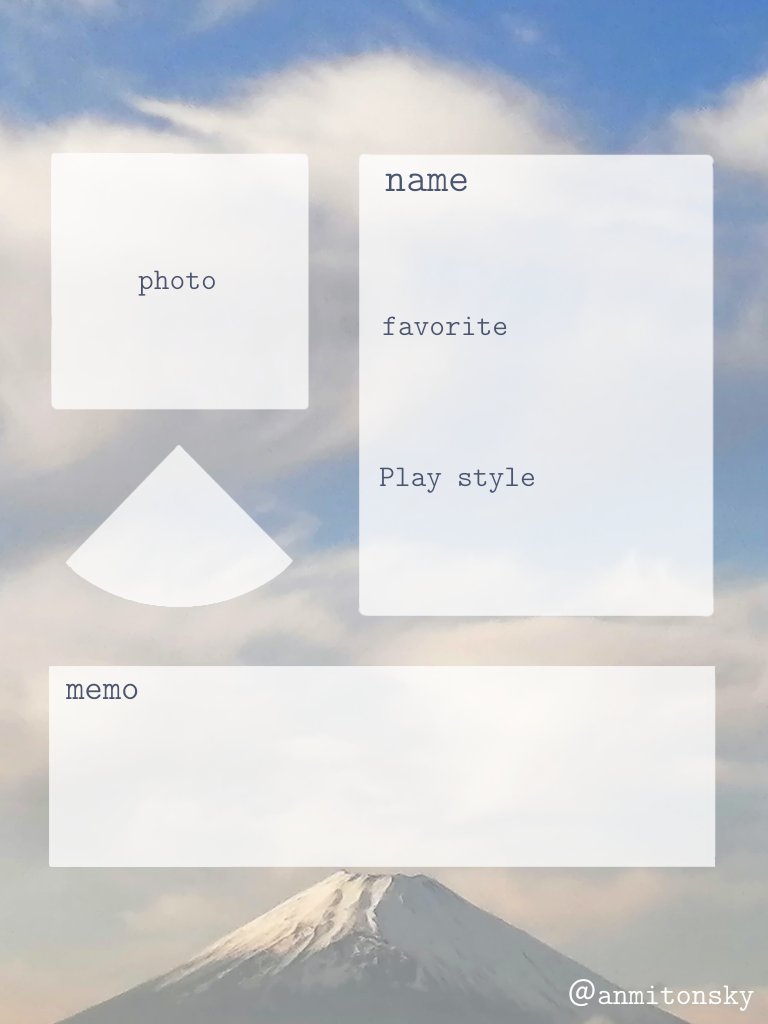 Sky自己紹介カード テンプレート Min T ミント