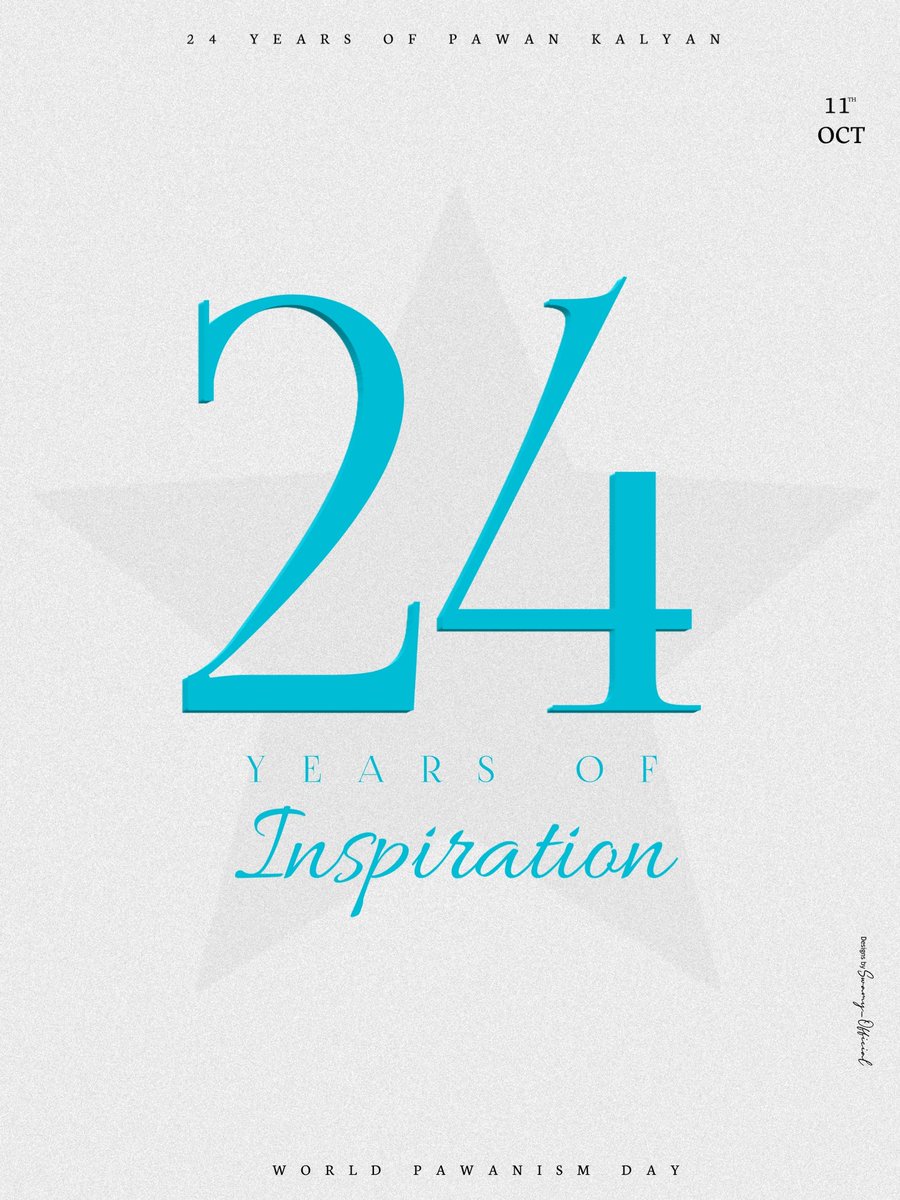 Mohan_pasam's tweet photo. 24 years of journey in TFI. More than a POWER STAR, he is an inspiration to help and serve people. 

#PawanismDay https://t.co/O5W1IXX6gS