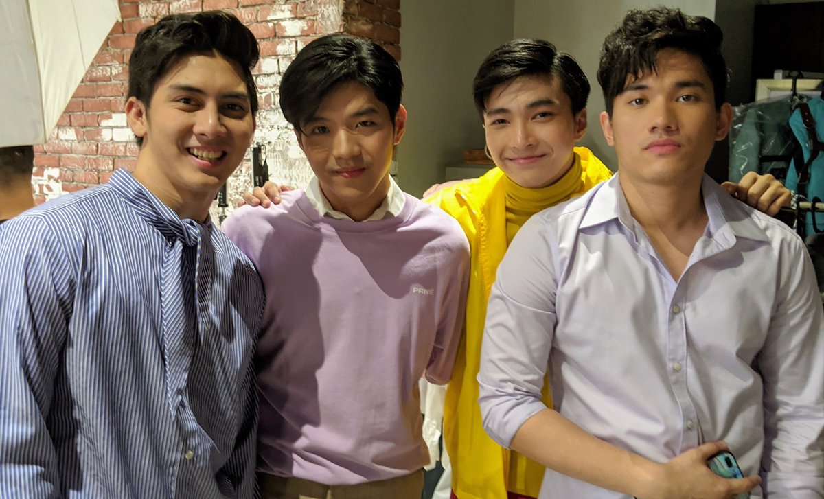 The ultimate Filipino BL crossover is happening! Actors from  #MyExtraordinary  #BoysLockdown  #InBetween  #GayaSaPelikula  #Quaranthings  #AKissToRemember  #MyDay  #KumustaBro &  #BetterDays are together in one room!What do you think is this photoshoot/project for?