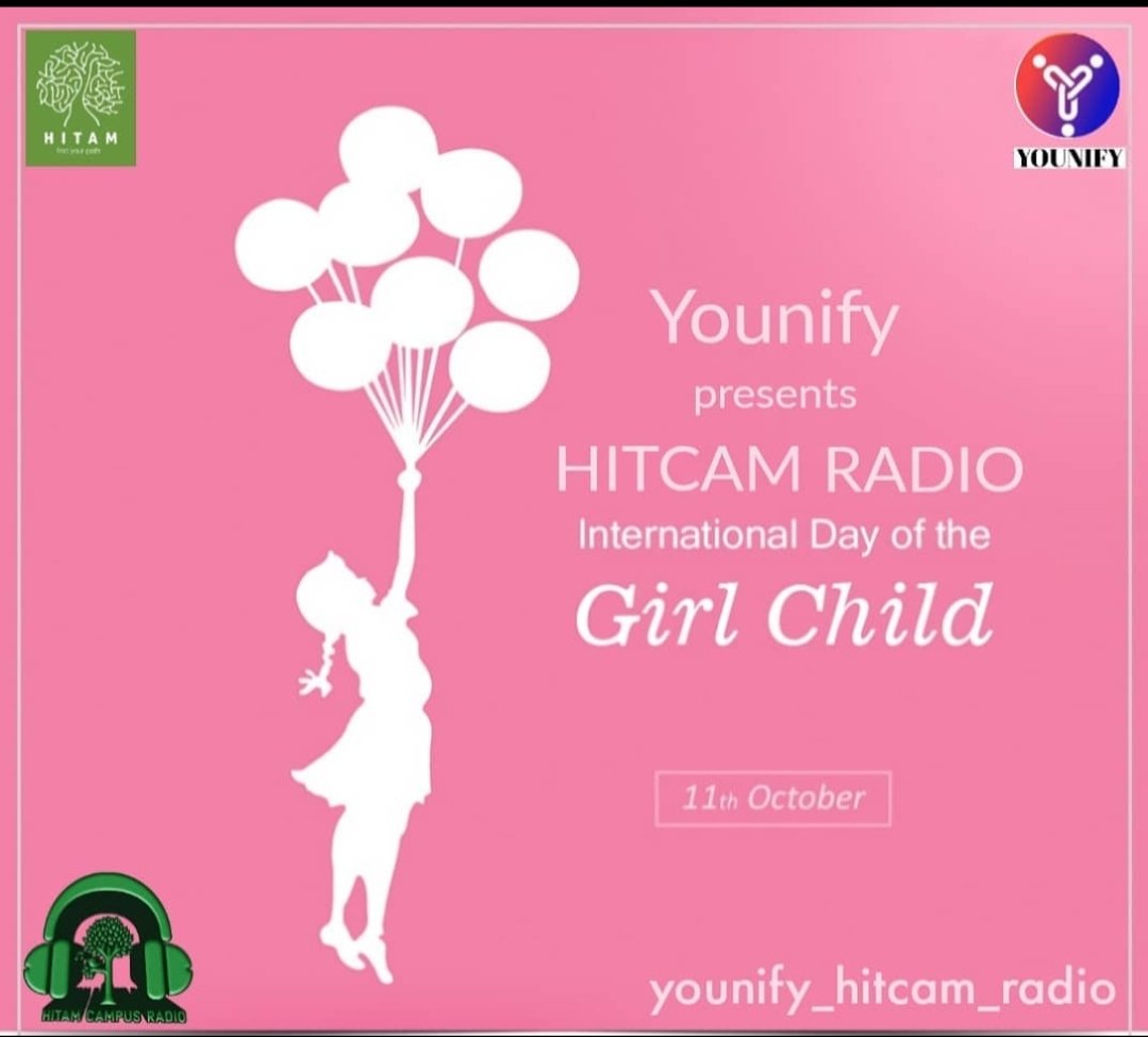 hitcam_radio's tweet photo. Aday that celebrates the importance,power and potential of girls around the world.
#InternationalDayoftheGirl #younify https://t.co/7AQAX961pa