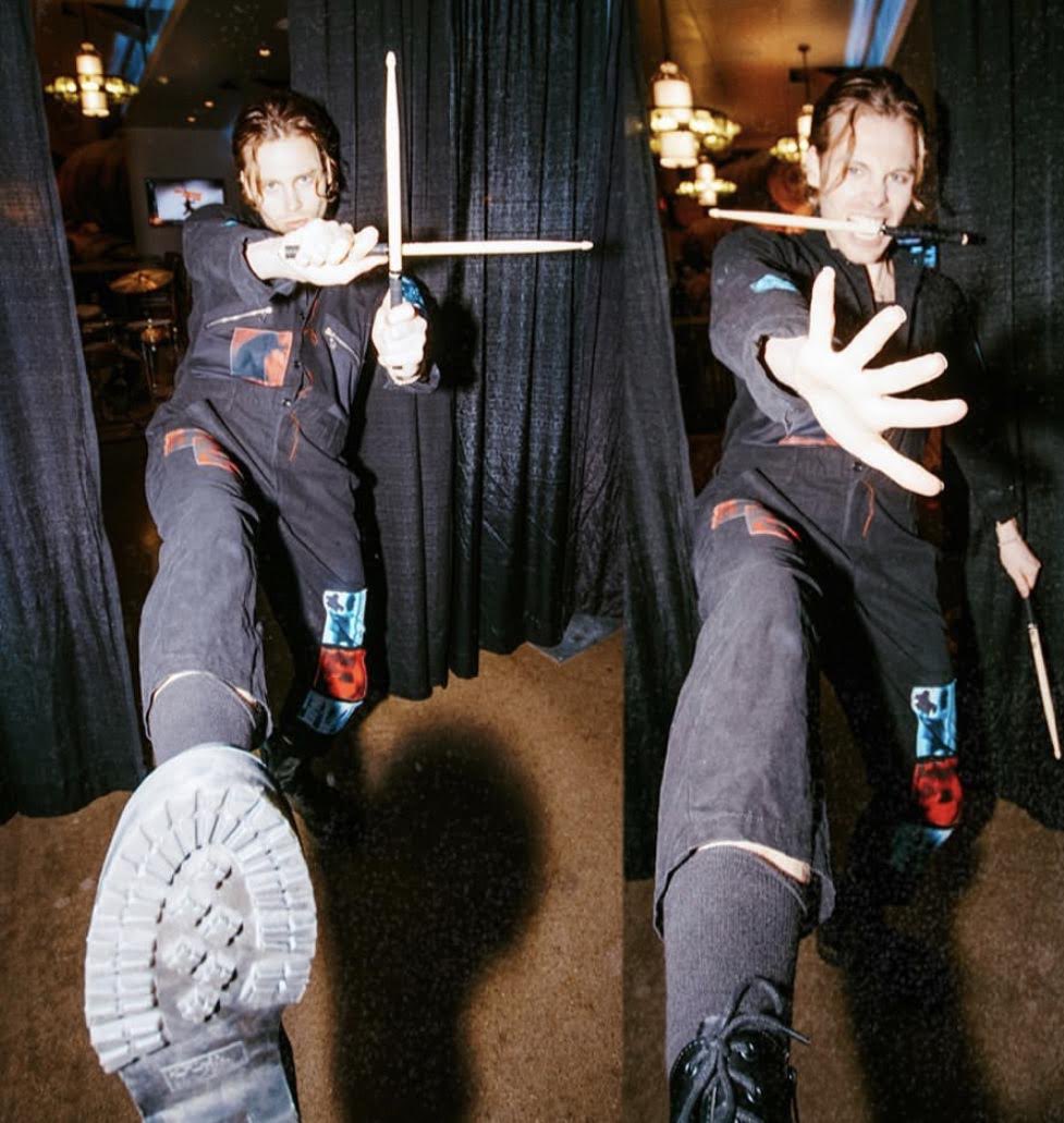 luke in ashton& #39;s jumpsuit; a thread.