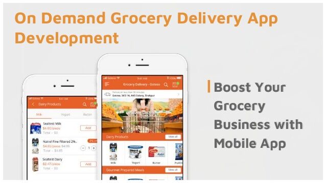 anyalpha_'s tweet image. Want to Create a Grocery Ordering &amp;amp; Delivery App? #Anyalpha grocery delivery app has Customer app, Delivery person app, Store/Supermarket panel, and an Admin panel.

Know More:  bit.ly/2FinAXy

#OndemandFoodDeliveryAppDevelopment 
#FoodOrderingAppDevelopment