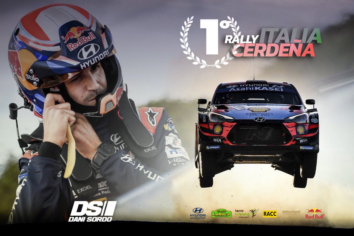 DaniSordo's tweet photo. 🔚 @Rally_d_Italia 🇮🇹

🥇 @DaniSordo 🇪🇸
🥇 @CarlosdelBarrio 🇪🇸
🥇 Hyundai i20 Coupé WRC 🚙

#HMSGOfficial #WRC https://t.co/NJwQLZqKmE