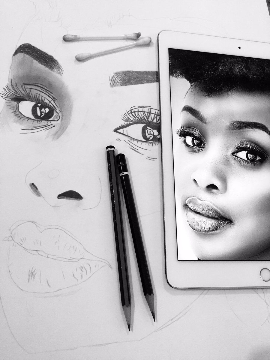 Work in progress.. Show some love to a sis.. #art #ArtistOnTwitter #EndPoliceBrutality #EndSarsNow #EndSARS #Ndii #femaleartist #Ruto #sonko #FIFA21 #InternationalDayofGirlChild #Pencildrawing #Nigeria #PencilArt