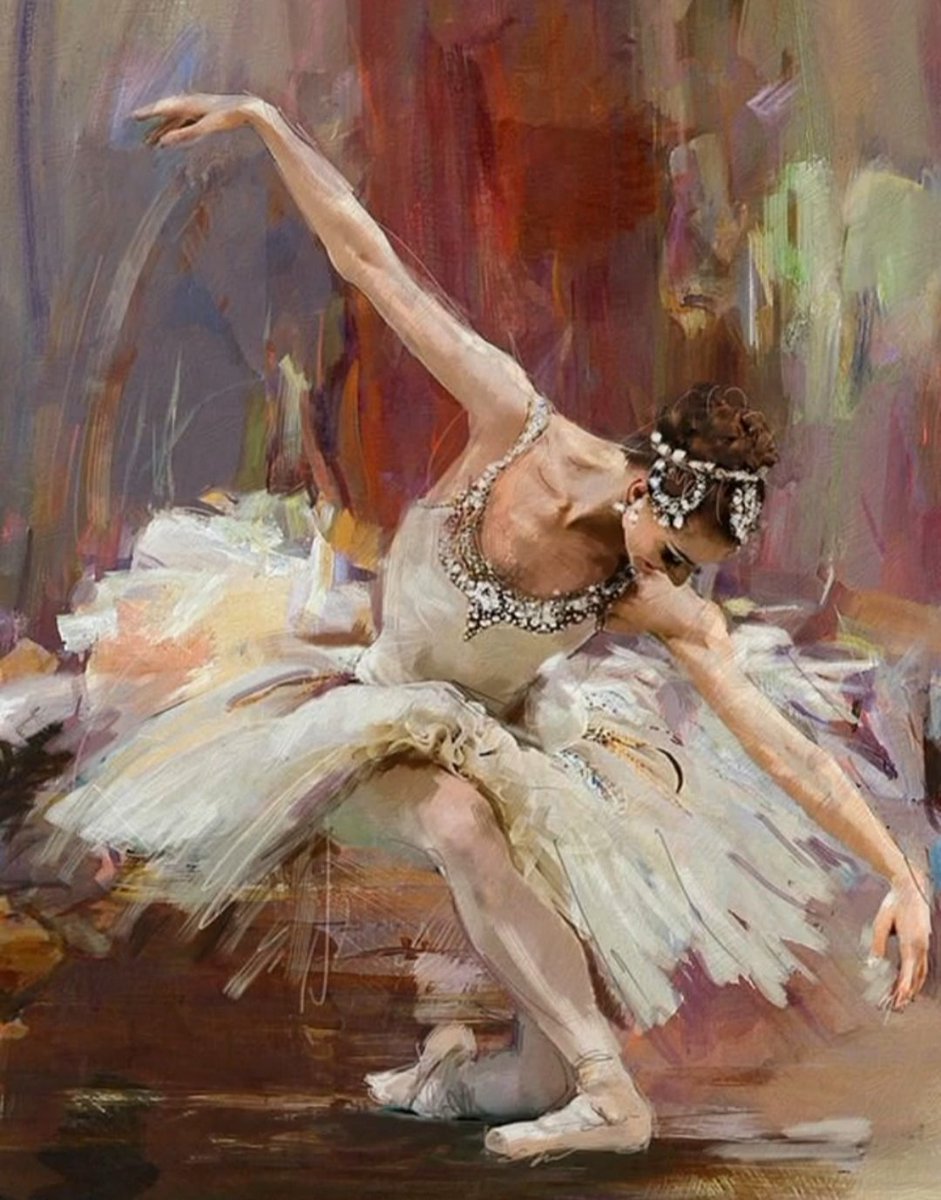 Балет💃ба уран зураг🎨 🥰