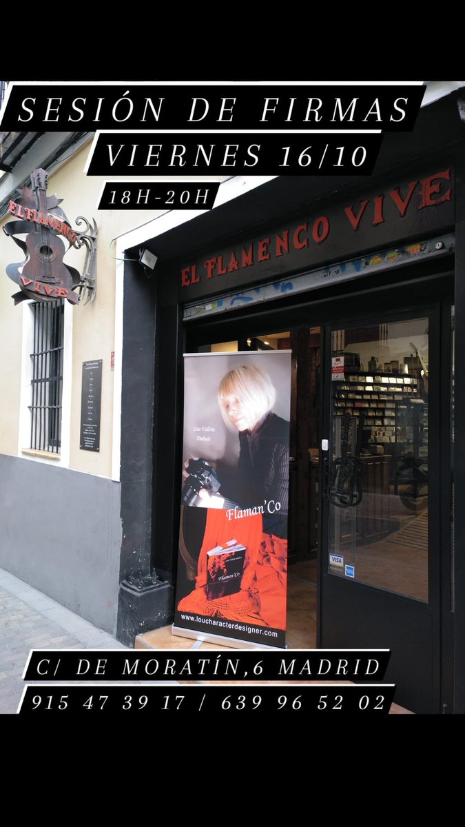 El viernes 16 de Octubre de 18 a 20 horas estará firmando el libro “Flaman’Co” su autora la fotógrafa Lou Valérie Dubuis, para cumplir las medidas COVID recomendamos a los interesados previamente confirmar su cita, os esperamos!!