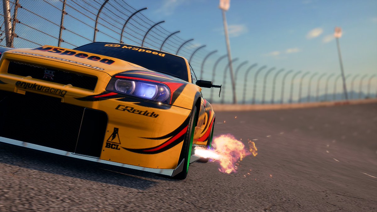 YASSAN059's tweet photo. #NFSHeat #MSpeed #筑波スーパーラップ
出来た、筑波スーパーラップでお馴染み
MSpeedのR34でございます。
エアサスで本来の車高なのが痛い。
そして複雑な模様。死ぬ。
でもカッコイイ。 https://t.co/EKvWdqCwsx