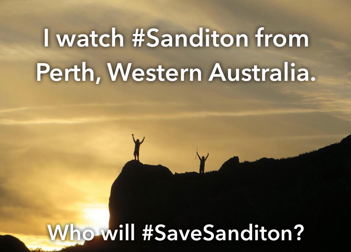 We also have #SanditonOz fans from #WesternAustralia who are ready to #SaveSanditon: