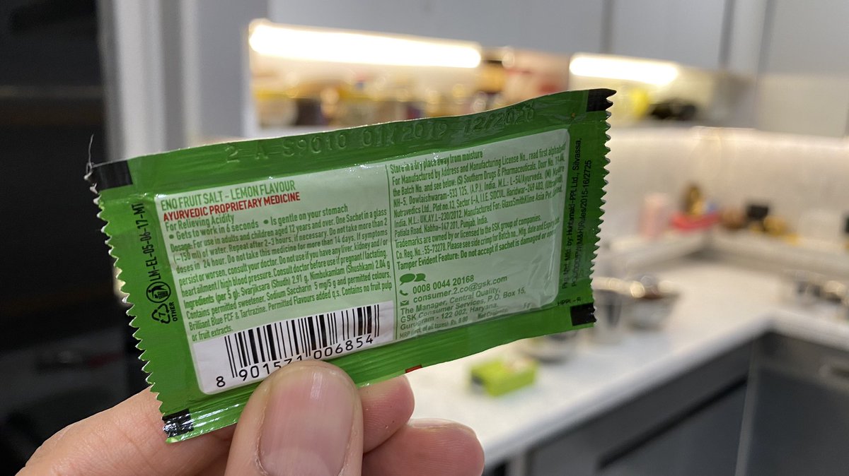 TIL: ENO is Ayurvedic!