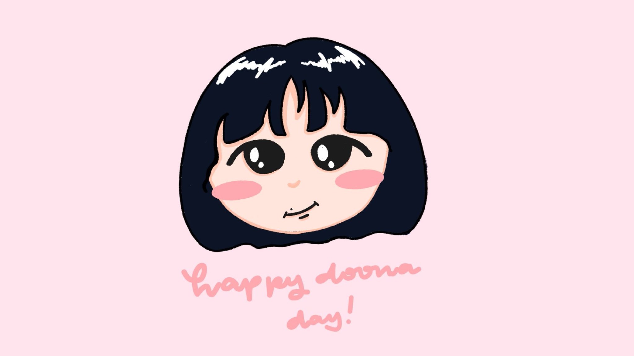 This looks nothing like my doona bae but still, happy birthday again my babie!   