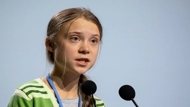 thehill's tweet photo. Teen climate change activist Greta Thunberg endorses Biden https://t.co/bc7HRJgIIO https://t.co/bPp1pBhrgY