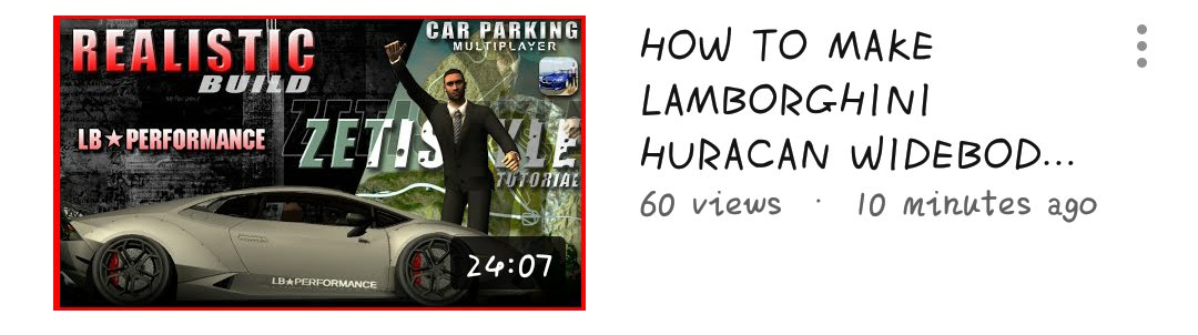 Car Parking Multiplayer ๐ | zeti
โข widebody kits โข
#CarParkingMultiplayer #CPM #Gaming #Gameplay #Game #Openhood #Livery #Widebody #LibertyWalk #Tutorial #RustyDecals #YouTuber #YoutubeGaming #zeti #LamborghiniHuracan https://t.co/Xdv7GVBKxm