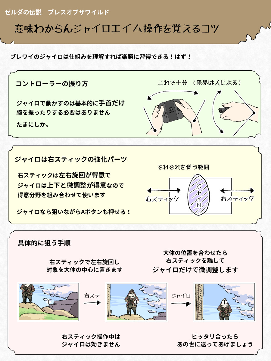 紅村かる 新刊発売中 Na Twitteru 厄災の黙示録やブレワイ2が出る前にブレワイをプレイしておきたい人向け ややこしい操作を覚えるコツと 意味わからんジャイロを使うコツ 自分の場合 ゼルダの伝説ブレスオブザワイルド 紅村かる 新刊発売中 Na Twitteru 厄災の黙示録やブレワイ2が出る前にブレワイをプレイしておきたい人向け ややこしい操作を覚えるコツと 意味わからんジャイロを使うコツ 自分の場合 ゼルダの伝説ブレスオブザワイルド