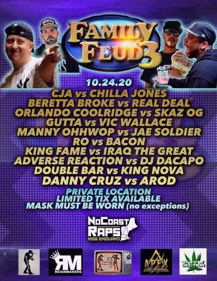 <a href="/NoCoastRaps/">No Coast Raps</a> <a href="/NoCoastNE/">No Coast New England</a> 
<a href="/YOSkaZOG/">SkazOTG</a>  #FF3
<a href="/CLASH_WS/">MCPM</a>  🕕⚙