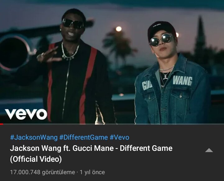 jacksonwturkey's tweet image. YOUTUBE |#DifferentGame YouTube'da 17 milyon izlenmeye ulaştı.

#JacksonWang #王嘉尔 #잭슨 #TEAMWANG #GOT7 @JacksonWang852
