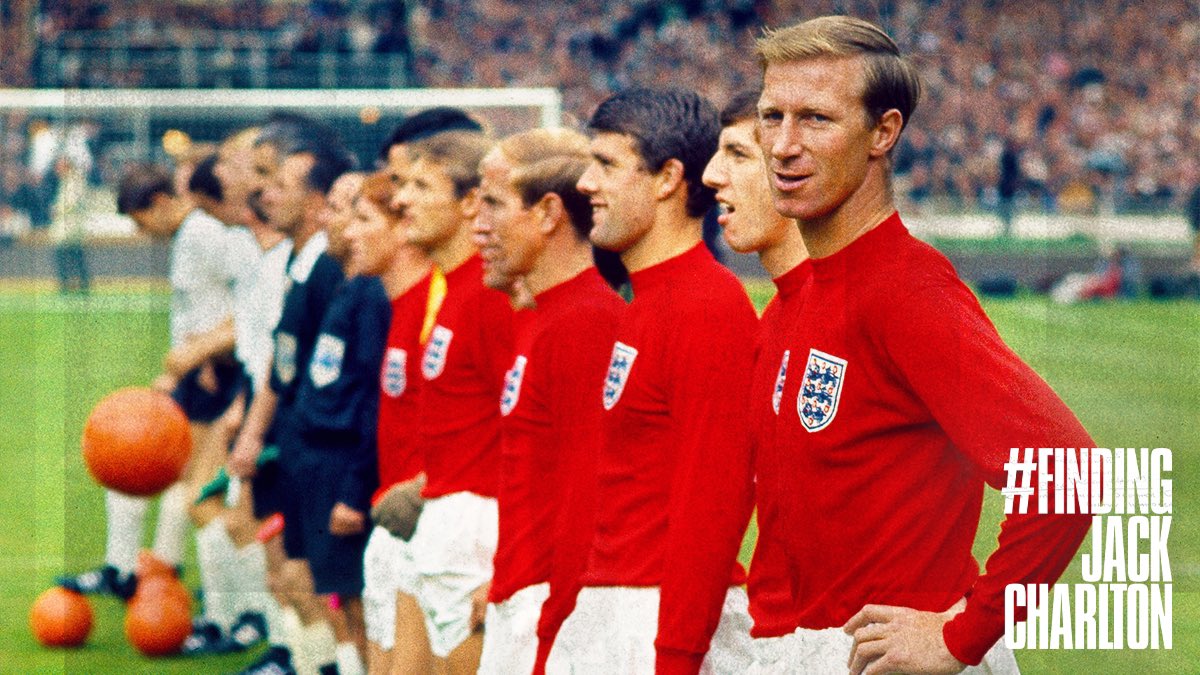 findingjackfilm's tweet image. The World Cup Final '66 marks the greatest day in English football history. Jack Charlton was part of the legendary squad to lift the trophy 🏴󠁧󠁢󠁥󠁮󠁧󠁿🏆

#FindingJackCharlton remembers Jack's World Cup win as a player and his rivalry with @England as the Ireland manager

#Footballlegend
