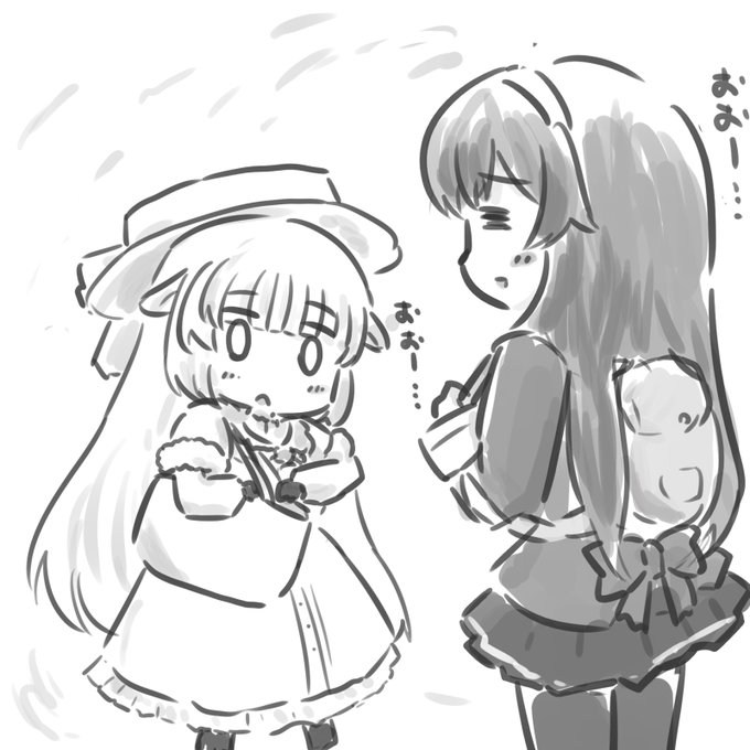 つられおおー
#なとあーと  #Merry_at 