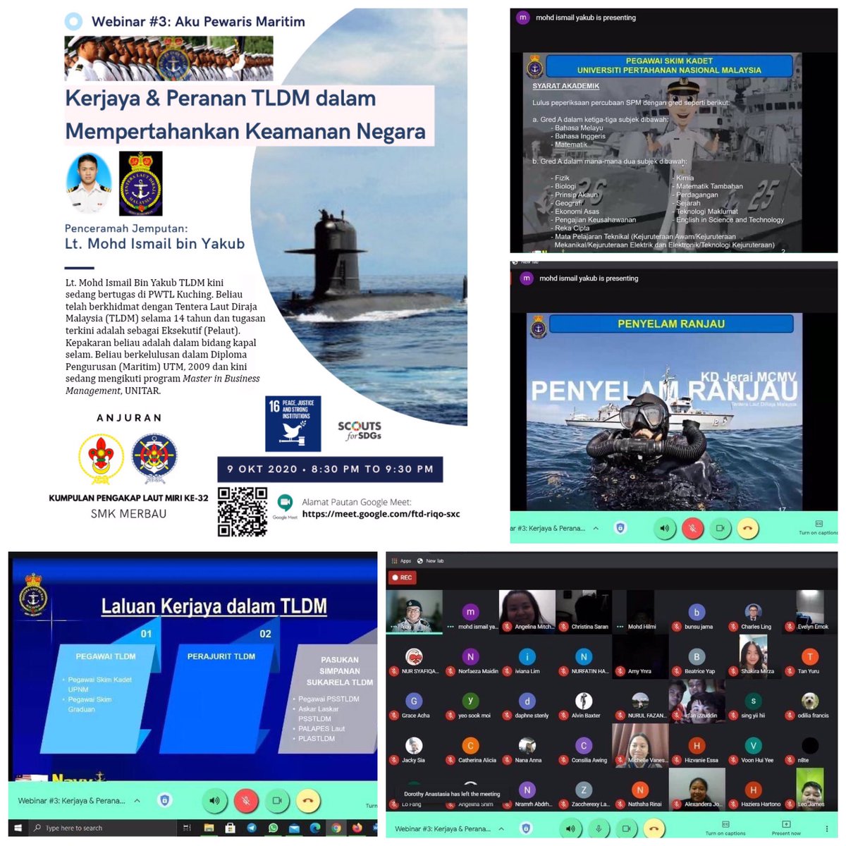PSTL KUCHING 🇲🇾 (@pstl_kuching) on Twitter photo Ahoy! Lt Ismail Bin Yakub TLDM, PWTL Kuching sebagai tetamu jemputan program Bicara Kerjaya - TLDM bersama Kumpulan Pengakap Laut Miri ke 32, Sekolah Menengah Kebangsaan Merbau, Miri.
<a href="/tldm_rasmi/">Royal Malaysian Navy</a> <a href="/MPA_Timur/">HQ Eastern Fleet</a>
<a href="/PsstldmOfficial/">ROYAL MALAYSIAN NAVAL VOLUNTEER RESERVE (PSSTLDM)</a> <a href="/plastldm_pks/">PLASTLDM PKS 🇲🇾</a> Ahoy! Lt Ismail Bin Yakub TLDM, PWTL Kuching sebagai tetamu jemputan program Bicara Kerjaya - TLDM bersama Kumpulan Pengakap Laut Miri ke 32, Sekolah Menengah Kebangsaan Merbau, Miri.
<a href="/tldm_rasmi/">Royal Malaysian Navy</a> <a href="/MPA_Timur/">HQ Eastern Fleet</a>
<a href="/PsstldmOfficial/">ROYAL MALAYSIAN NAVAL VOLUNTEER RESERVE (PSSTLDM)</a> <a href="/plastldm_pks/">PLASTLDM PKS 🇲🇾</a>