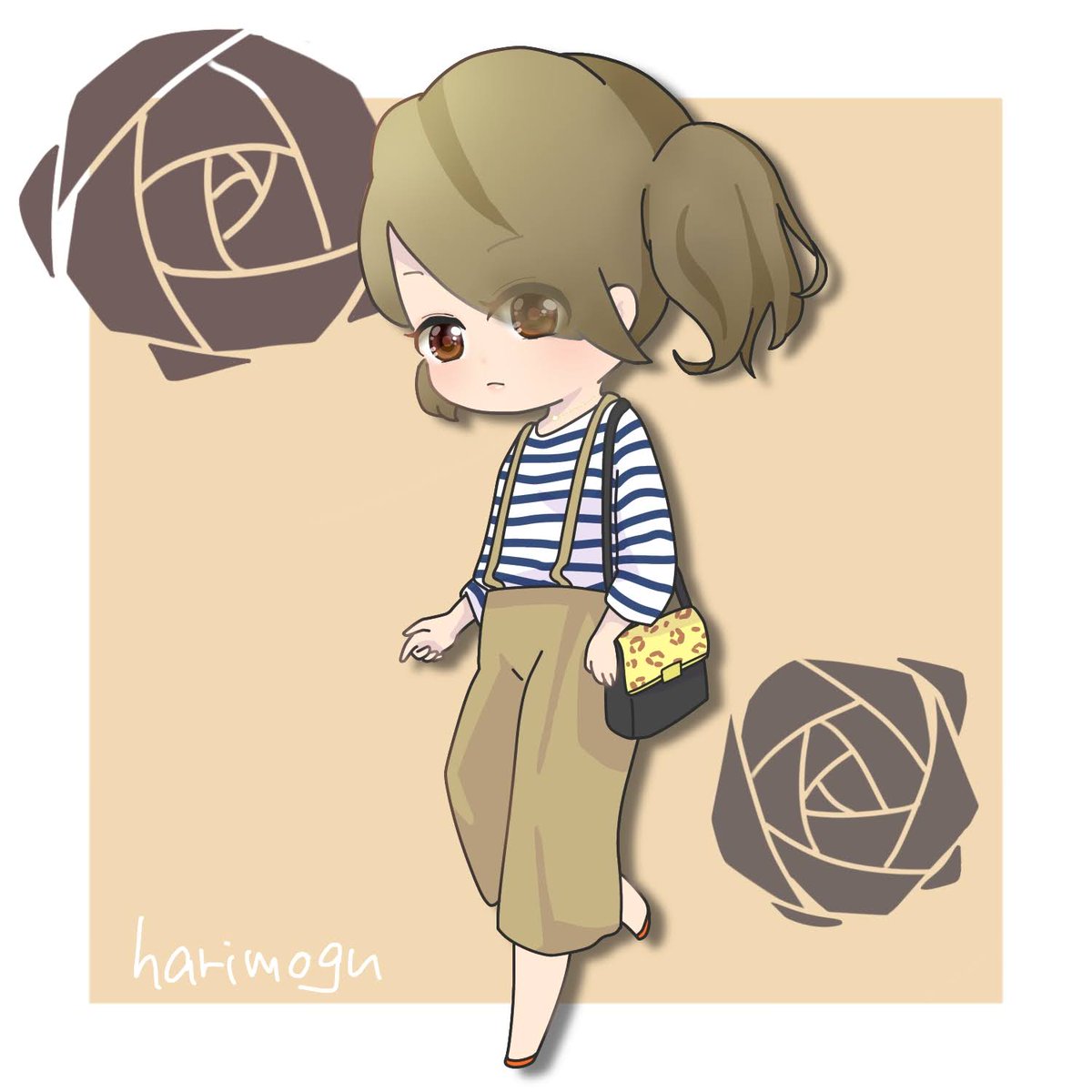 はりもぐ イラスト カジュアルだけどオシャレな洋服が描けるよう目指しています 私の絵柄が好みって人にフォローされたい オリジナルイラスト