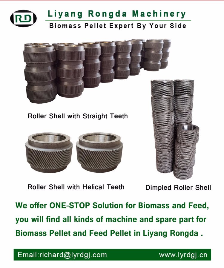 we offer ONE-STOP solution for Wood Pellet and Feed Pellet.#woodpellet #granulator #rollershell #biomassa