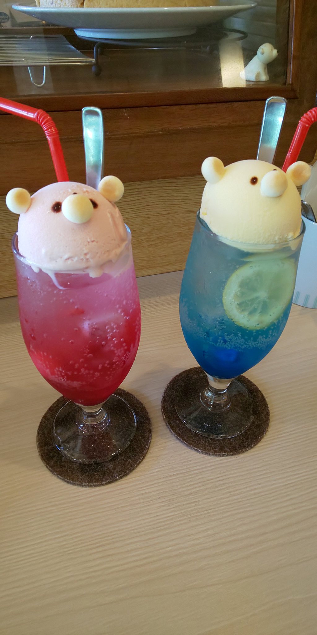 ちびぐるみソーダフロートくまさん