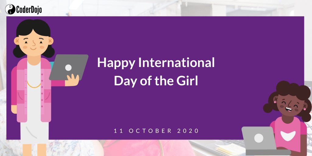 CoderDojo's tweet image. Today we celebrate #InternationalDayOfTheGirl 

Is there a girl at your Dojo or at home who you’d like to give a special shout out to? Tell us about her in the comments! 🤩

#CoderDojoGirls #DayOfTheGirl