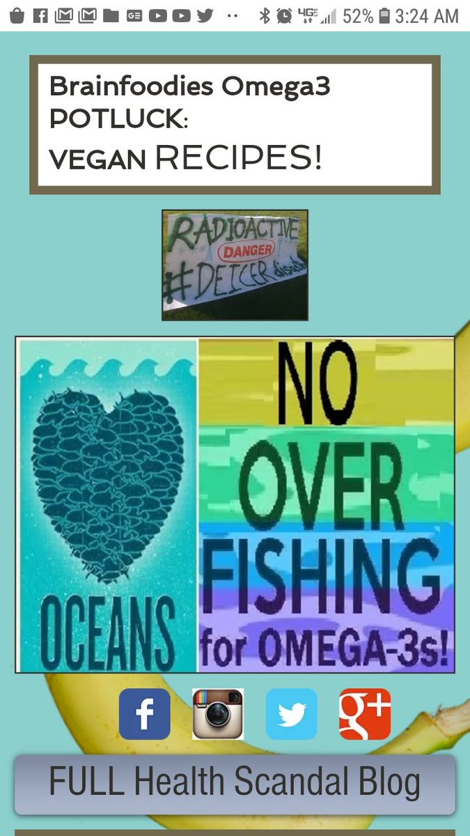 HempyVegan's tweet photo. #actonfats #brainfoodies keeps #vegan #omega3 recipes for ur potlucks & 411 for flyers! #hearthealthy #noTransFats #transFatsKill keep up4 #ourOcean join the calls against shark squalene in vaccines! @letfishlive No Shark Cartilage Try #vegan Biosil by Natural Factors inserted! https://t.co/Gd7lA4B52k