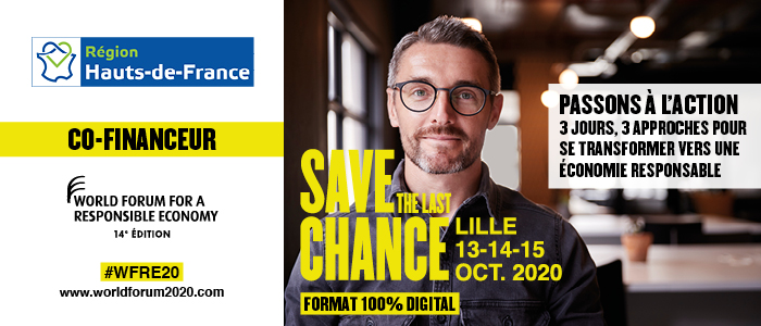 Trois jours, trois approches pour se transformer vers une économie responsable ! C'est la 14e édition du <a href="/WorldForumEco/">World Forum for a Responsible Economy</a> qui se tiendra du 13 au 15 octobre dans une forme 100 % digitale. 
Les inscriptions sont ouvertes ➡ ow.ly/zrZt50BOMzd #Rev3