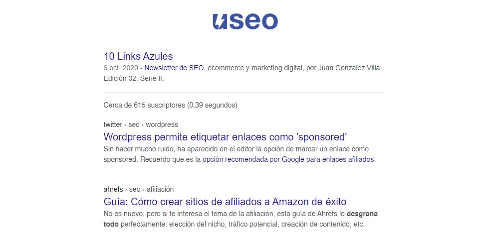Planazo de domingo
Café ☕️ y 10 links azules de <a href="/seostratega/">Juan González Villa</a> 

Contenido 10 sobre SEO, ecommerce y marketing digital por Juan González Villa.

Aquí el segundo boletín mailchi.mp/f6427e51f4ce/1…

Puedes suscribirte a la newsletter useo.es/newsletter-seo/