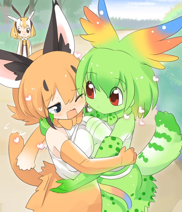 カラカルがそこまでセーバルとちゅっちゅしたいならシカタナイ 