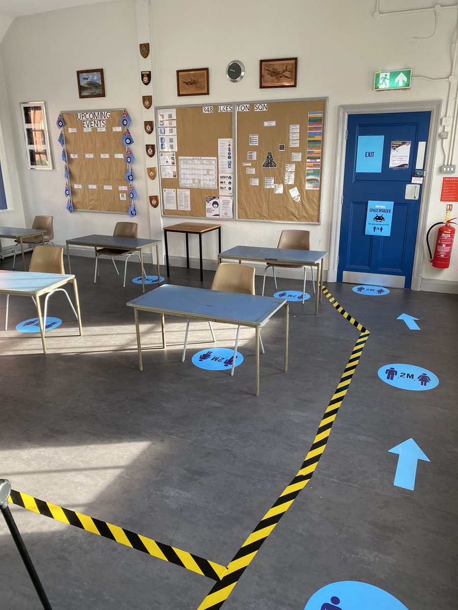 Our staff have been busy behind the scenes preparing for our return to face-to-face activity’s. here’s a sneak peak at what the Sqn will look like 👀