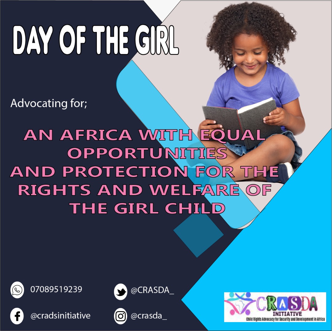 CRASDA_'s tweet photo. Just like stereotypes leading to agitations of the #EndSARS and #EndPoliceBrutality in Nigeria, girls are also stereotyped and discriminated against because of their gender. Read more on these stereotypes 
https://t.co/WcW61MlvHj 
#DayOfTheGirl 
#GenerationEquality 
#GirlChild https://t.co/9Pi7d7xoVQ