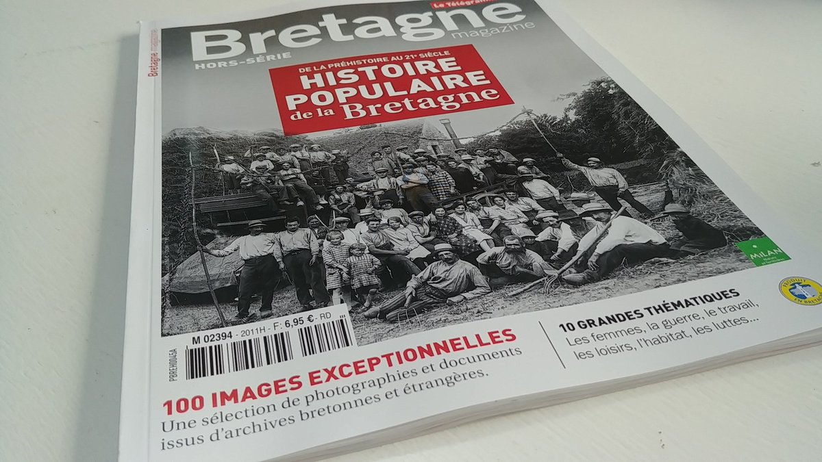 samuelpetitbzh's tweet photo. En kiosque mercredi un hors-série remarquable de @BretagneMag sur l'histoire populaire de #Bretagne L'histoire d'un peuple en 100 images exceptionelles https://t.co/2Hja6Nlk1j
