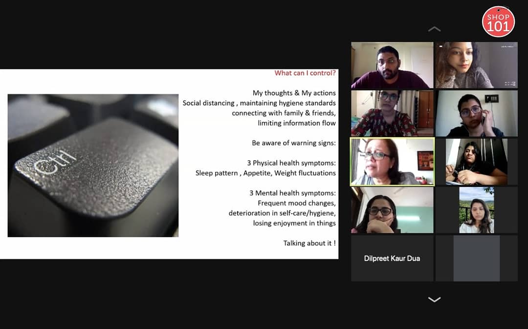 shop101's tweet image. This #WorldMentalHealthDay we had Kalpana Ajayan with us for our #LearnAndUnlearn session. She is certified in REBT.
She talked about how to cope with change and uncertainty in these critical times. 
Thank You Kalpana for  highlighting the importance of good mental health 🌻