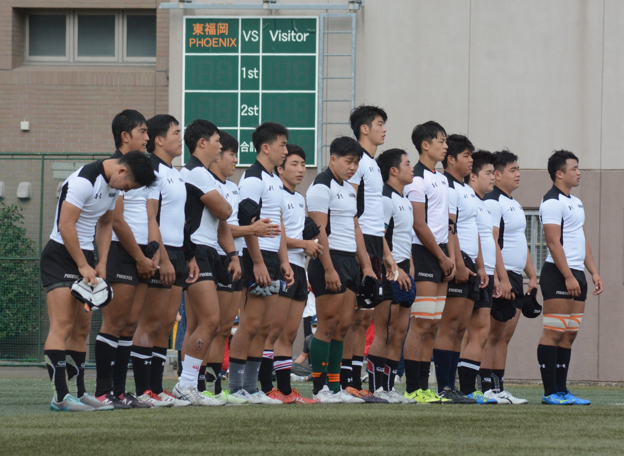 UNDER ARMOUR 東福岡高校 ラグビー部 ヘッドキャップ M