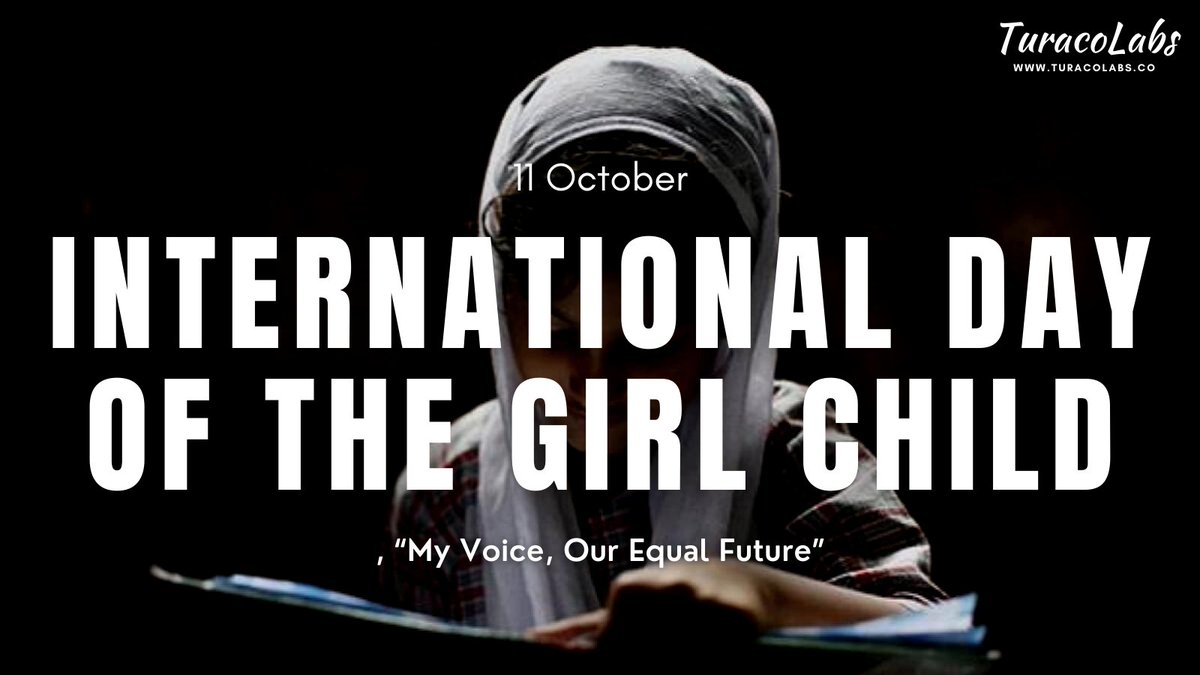 TuracoLabs's tweet photo. Happy #InternationalGirlChildDay2020 
The world will be a better place to live the day #GirlChild is as happy as the other gender. Let us work in synergy to make this dream come true. 
#GirlChildDay #GirlPower #InternationalDayofGirlChild https://t.co/GxenlQirN1