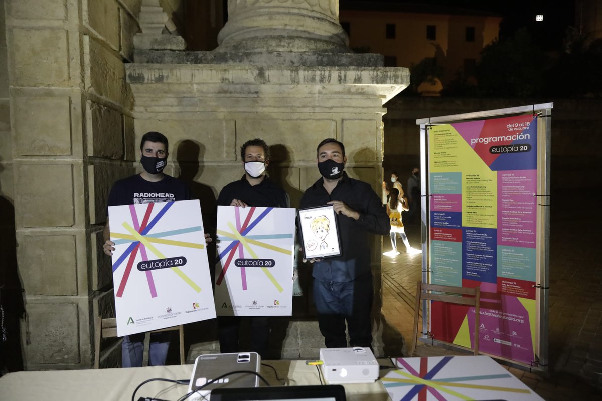 📌 2° día #FestivalEutopía

II Caricatureando II #Eutopía20

‼ Caricatú: #Caricaturasdigitales en vivo con <a href="/tuotracara/">Tu Otra Cara CARICATURAS</a> ‼

💢Creatividad artística - Innovación - Tecnología💢

… festivaleutopia.org …

📍 Puerta del Puente
📸 @patriciacachinero